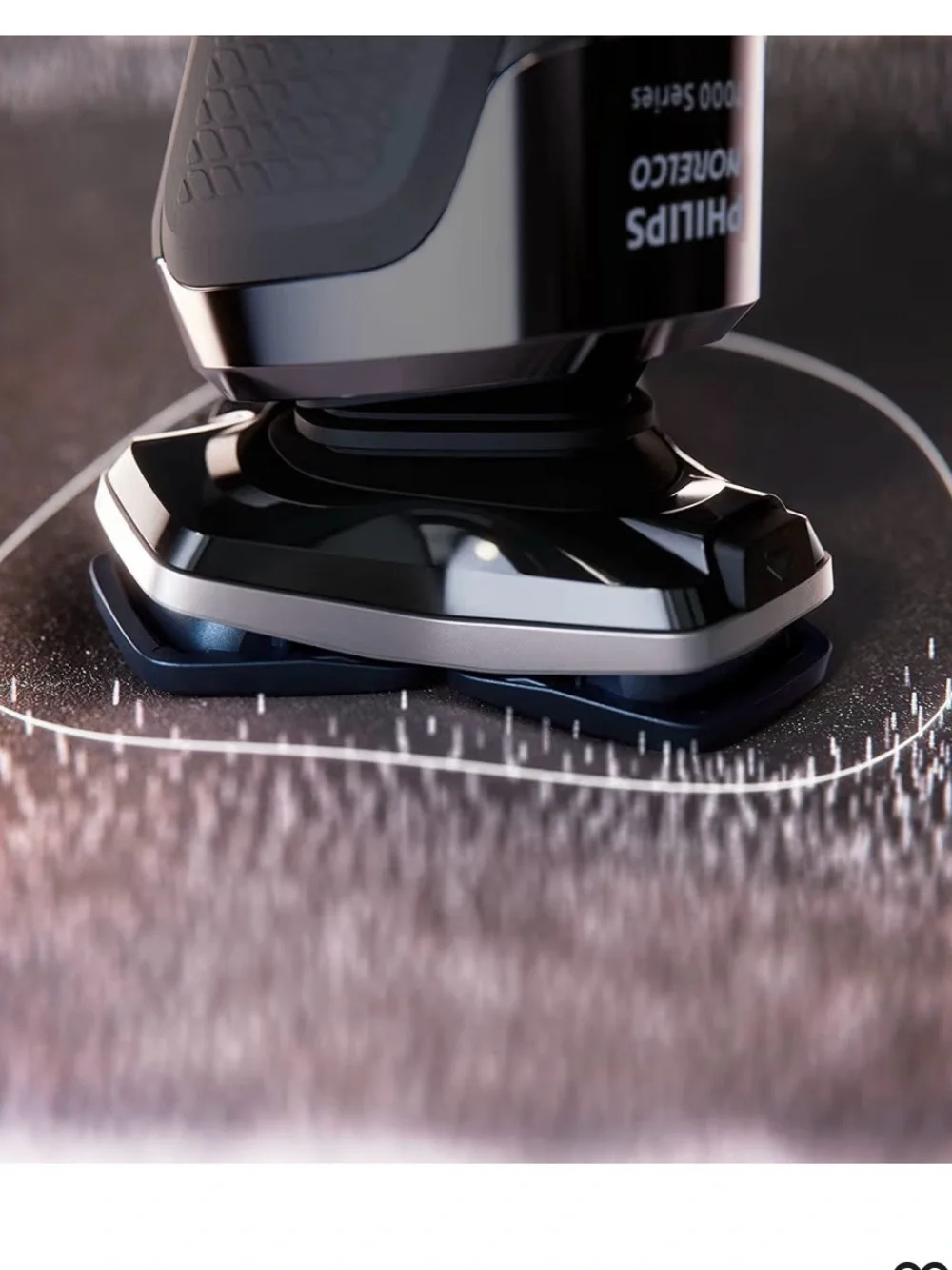 7600 Black Electric Shaver - Advanced Close Shave